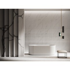 Ванна акриловая Abber 170х80 см отдельностоящая с ножками (AB9410-1.7) - фото 5