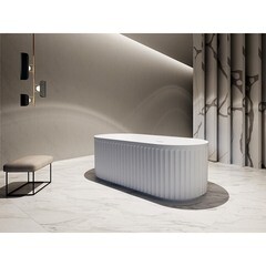 Ванна акриловая Abber 170х80 см отдельностоящая с ножками (AB9410-1.7) - фото 3