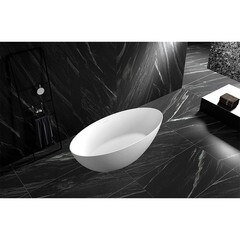 Ванна акриловая Abber 170х80 см отдельностоящая с ножками (AB9374-1.7) - фото 3