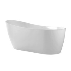 Изображение товара Ванна акриловая Abber 130х70 см отдельностоящая с ножками (AB9353-1.3)