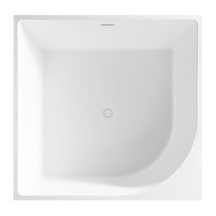 Ванна акриловая Abber 140х140 см отдельностоящая с ножками (AB9337) - фото 5