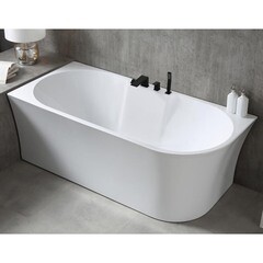 Ванна акриловая Abber 170х78 см левая с ножками (AB9335-1.7 L) - фото 4