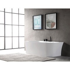 Ванна акриловая Abber 170х78 см левая с ножками (AB9335-1.7 L) - фото 3