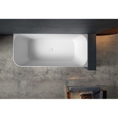 Ванна акриловая Abber 160х75 см правая с ножками (AB9331-1.6 R) - фото 5