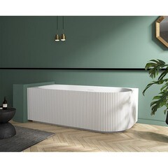 Ванна акриловая Abber 170х80 см левая с ножками (AB9329-1.7 L) - фото 3