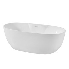 Изображение товара Ванна акриловая Abber 170х80 см отдельностоящая с ножками (AB9323)