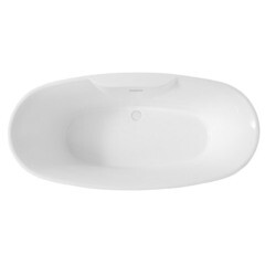 Ванна акриловая Abber 170х80 см отдельностоящая с ножками (AB9323) - фото 5