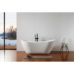 Ванна акриловая Abber 180х80 см отдельностоящая с ножками (AB9322) - фото 3