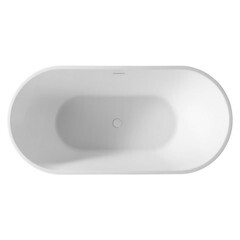 Ванна акриловая Abber 160х75 см отдельностоящая с ножками (AB9320-1.6) - фото 5