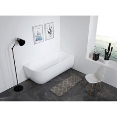 Ванна акриловая Abber 170х75 см правая с ножками (AB9315 R) - фото 3