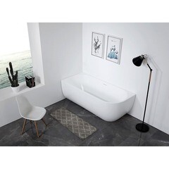 Ванна акриловая Abber 170х75 см левая с ножками (AB9315 L) - фото 6