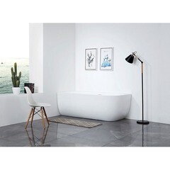 Ванна акриловая Abber 170х75 см левая с ножками (AB9315 L) - фото 3