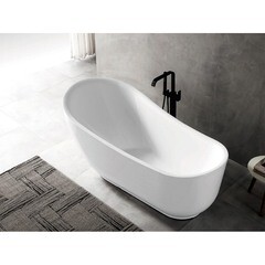 Ванна акриловая Abber 180х89 см отдельностоящая с ножками (AB9288) - фото 6