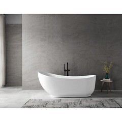 Ванна акриловая Abber 180х89 см отдельностоящая с ножками (AB9288) - фото 3