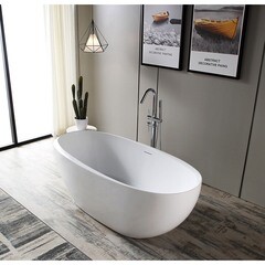 Ванна акриловая Abber 170х80 см отдельностоящая с ножками (AB9285) - фото 5