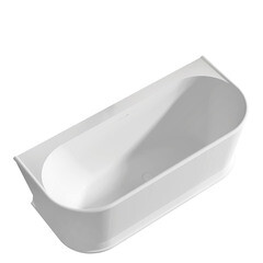 Ванна акриловая Abber 170х80 см с ножками (AB9276) - фото 1