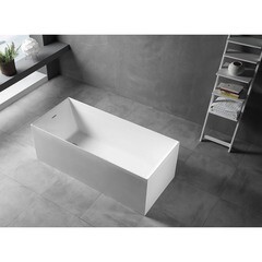 Ванна акриловая Abber 170х75 см отдельностоящая с ножками (AB9274-1.7) - фото 6