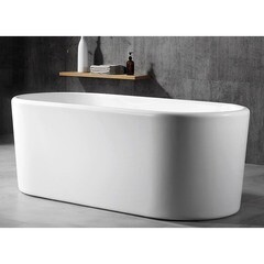 Ванна акриловая Abber 170х70 см отдельностоящая с ножками (AB9272-1.7) - фото 4