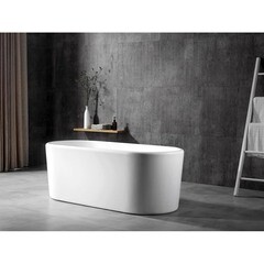 Ванна акриловая Abber 170х70 см отдельностоящая с ножками (AB9272-1.7) - фото 3