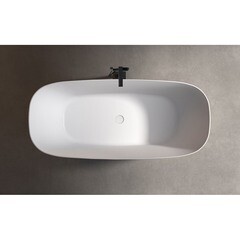 Ванна акриловая Abber 170х75 см отдельностоящая с ножками (AB9260) - фото 6