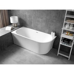 Ванна акриловая Abber 170х78 см левая с ножками (AB9257-1.7 L) - фото 3