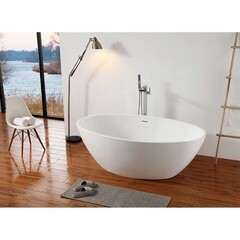 Ванна акриловая Abber 175х100 см отдельностоящая с ножками (AB9249) - фото 3