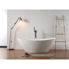 Ванна акриловая Abber 180х87 см отдельностоящая с ножками (AB9248) - фото 5