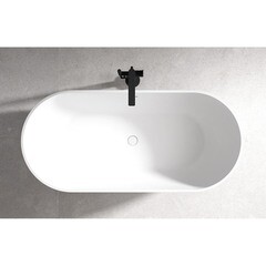 Ванна акриловая Abber 172х79 см отдельностоящая с ножками (AB9241) - фото 5