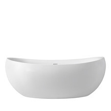 Ванна акриловая Abber 170х80 см отдельностоящая с ножками (AB9236)