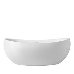 Ванна акриловая Abber 170х80 см отдельностоящая с ножками (AB9236) - фото 1