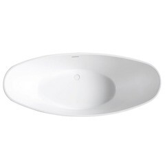 Ванна акриловая Abber 184х79 см отдельностоящая с ножками (AB9233G) - фото 7