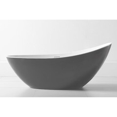 Ванна акриловая Abber 184х79 см отдельностоящая с ножками (AB9233G) - фото 4