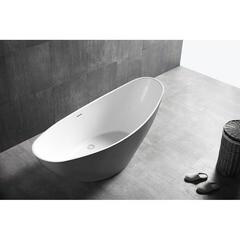 Ванна акриловая Abber 184х79 см отдельностоящая с ножками (AB9233G) - фото 3