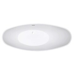 Ванна акриловая Abber 184х79 см отдельностоящая с ножками (AB9233) - фото 7