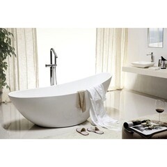 Ванна акриловая Abber 184х79 см отдельностоящая с ножками (AB9233) - фото 3