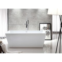 Ванна акриловая Abber 160х80 см отдельностоящая с ножками (AB9224-1.6) - фото 6