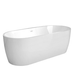 Ванна акриловая Abber 175,5х80 см отдельностоящая с ножками (AB9219) - фото 1