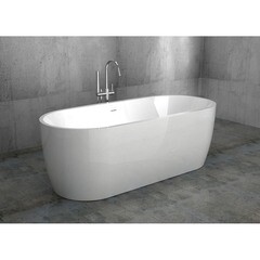 Ванна акриловая Abber 175,5х80 см отдельностоящая с ножками (AB9219) - фото 3