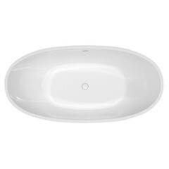 Ванна акриловая Abber 165х80 см отдельностоящая с ножками (AB9207) - фото 8