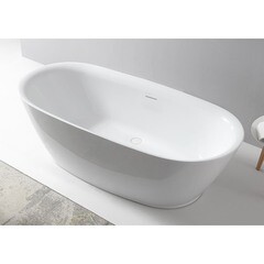 Ванна акриловая Abber 180х84 см отдельностоящая с ножками (AB9205) - фото 4