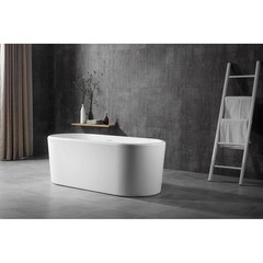 Ванна акриловая Abber 160х70 см отдельностоящая с ножками (AB9272-1.6) - фото 2