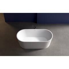 Ванна акриловая Abber 170х80 см отдельностоящая с ножками (AB9209MW) - фото 5