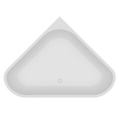 Ванна акриловая Abber 150х150 см с ножками (AB9446MW) - фото 2