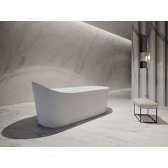 Ванна акриловая Abber 170х80 см отдельностоящая с ножками (AB9445MW) - фото 5