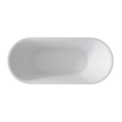 Ванна акриловая Abber 170х75 см отдельностоящая с ножками (AB9443) - фото 7