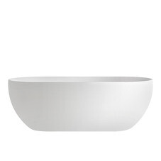Ванна акриловая Abber 172х79 см отдельностоящая с ножками (AB9241MW)