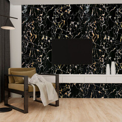 Панель композитная ПВХ 2800х1160х1 мм Stella Marble Light глянцевая фрейя 3,248 кв.м - фото 2