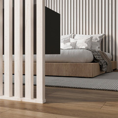 Декоративная рейка МДФ 40х16х2700 мм белый Stella - фото 2