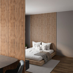 Декоративная рейка МДФ 30х20х2700 мм пекан Stella - фото 2