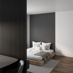 Декоративная рейка МДФ 30х20х2700 мм black edition Stella - фото 2